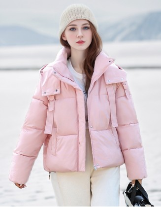 Fashion Hooded Padded Cotton Padded Jacket Loose Bread Coat
